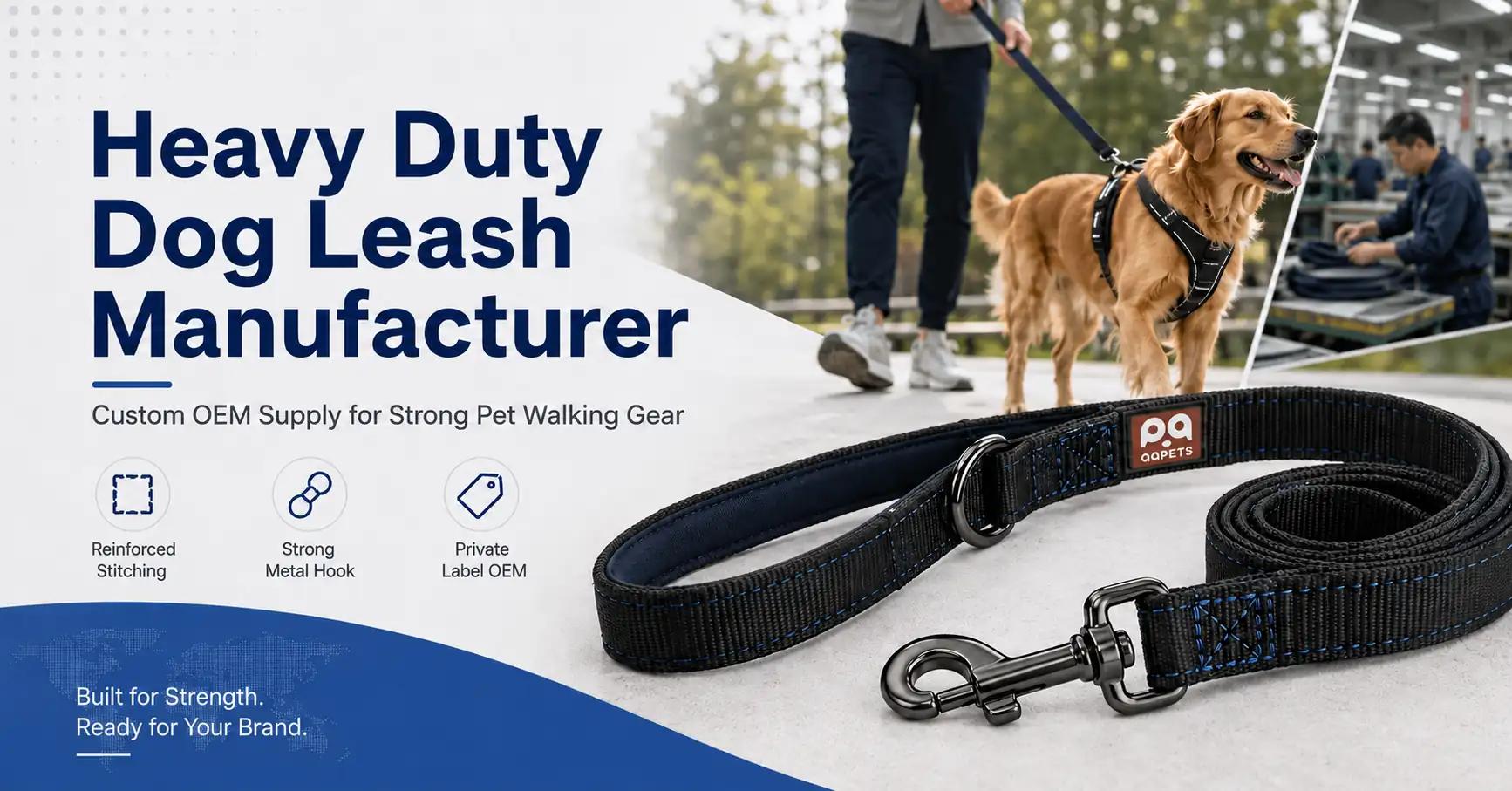 Heavy Duty Dog Leash Manufacturer: How Pet Brands Source Strong and Reliable Leashes