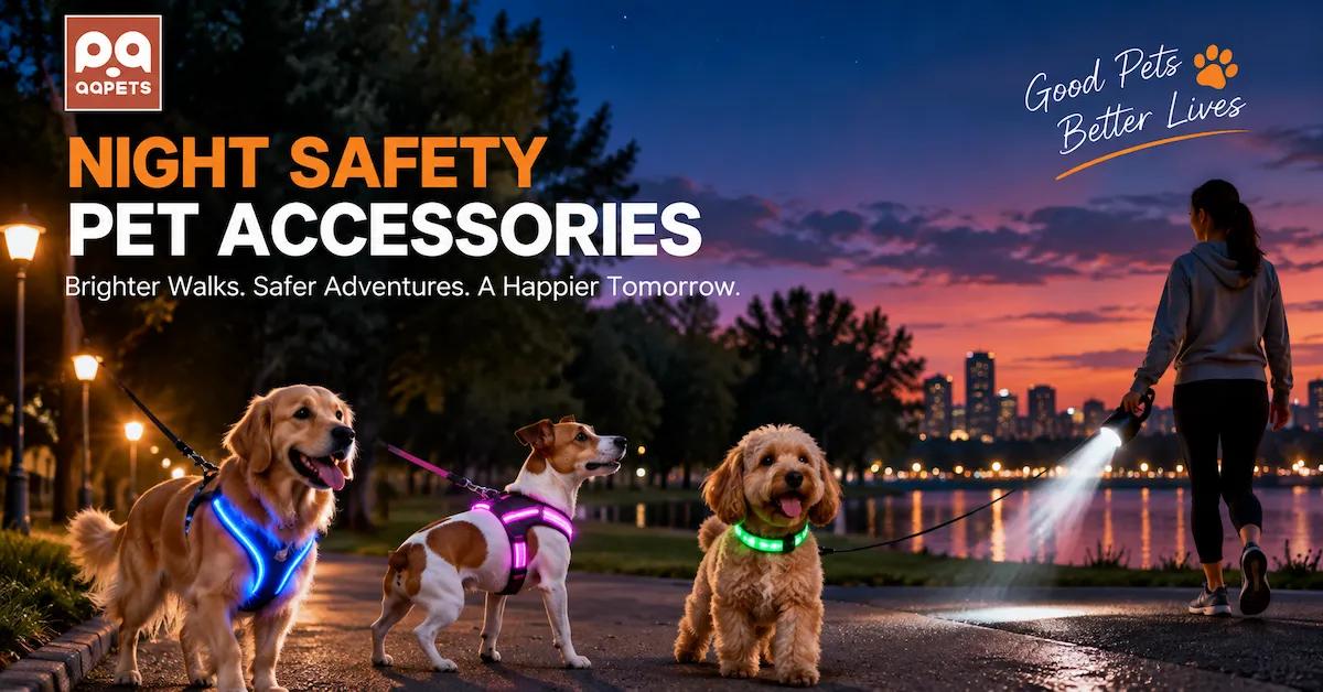 Night Safety Pet Accessories Supplier: LED vs. Reflective Gear for Pet Brands