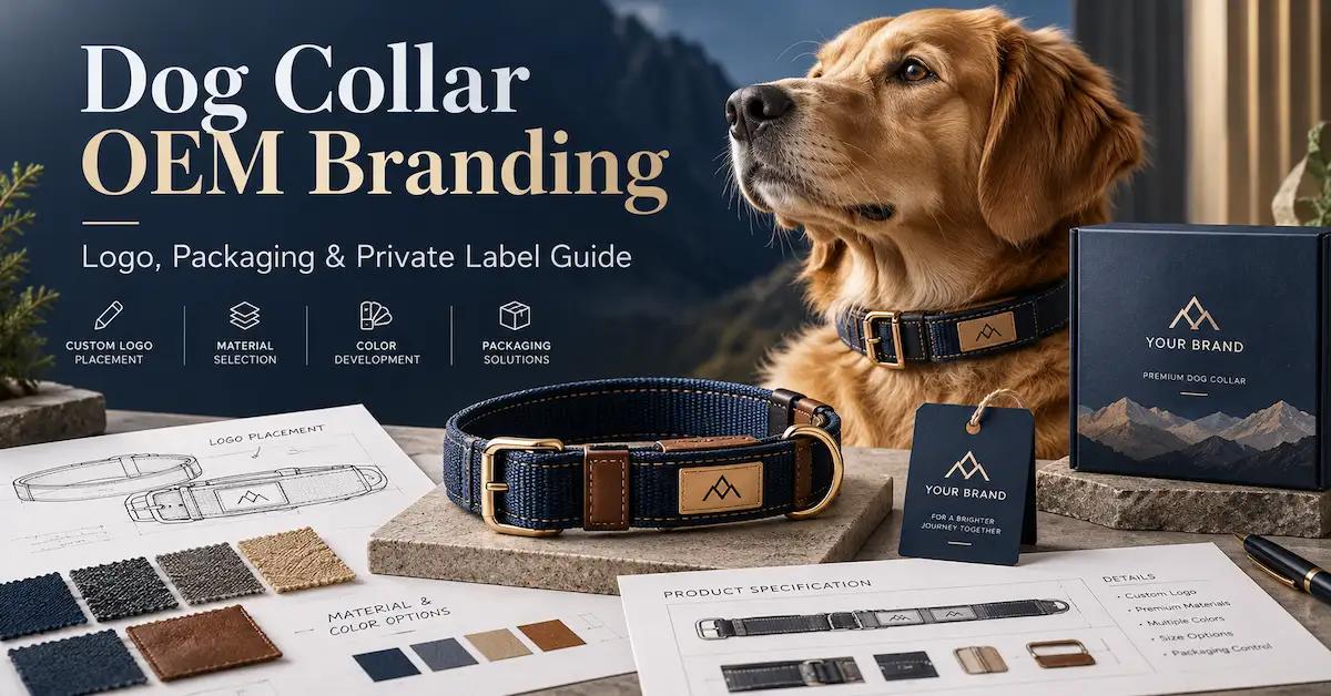 Dog Collar OEM Branding: How Pet Brands Turn a Design into a Repeatable Product