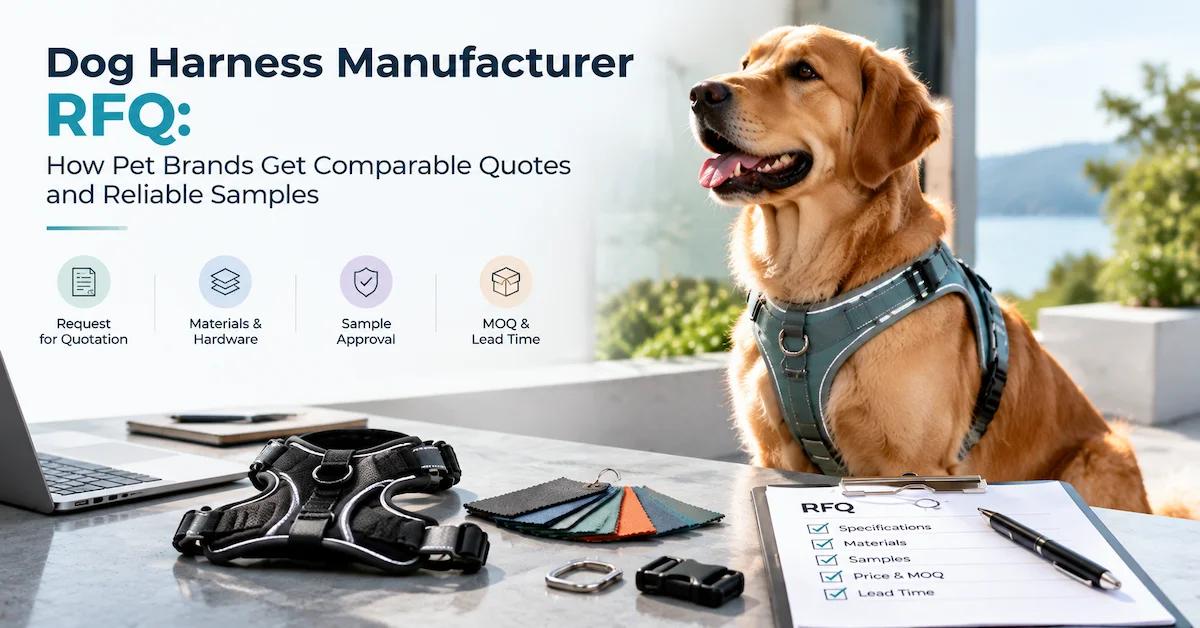 Dog Harness Manufacturer RFQ: How Pet Brands Get Comparable Quotes and Reliable Samples